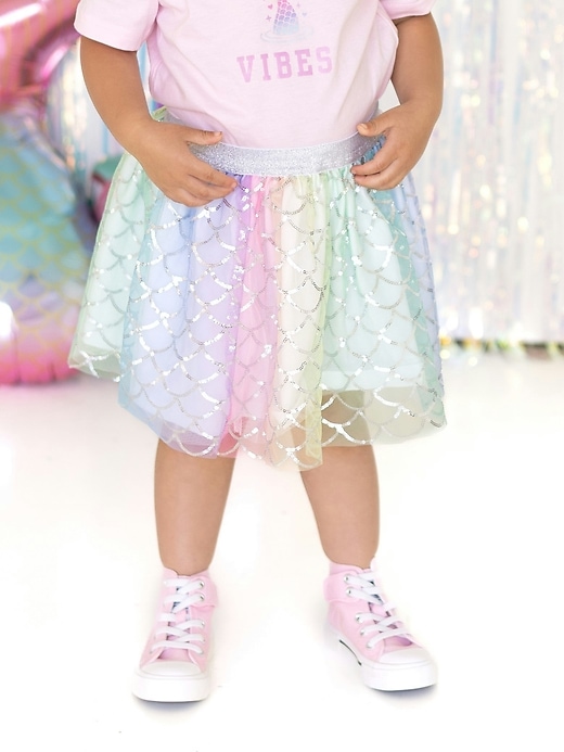 tutù da sirena arcobaleno sweet wink