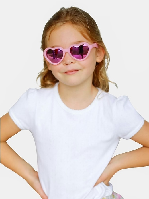 occhiali da sole polarizzati a forma di cuore per bambini e ragazzi babiators