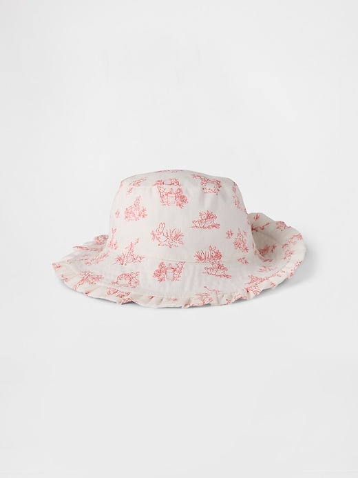 cappello da pescatore in cotone biologico peter rabbit per neonati e bambini