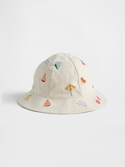 cappello da pescatore in cotone biologico per neonati e bambini