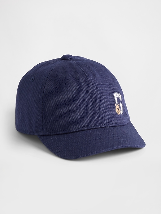 cappello da baseball con logo dellorso in cotone biologico per bambini