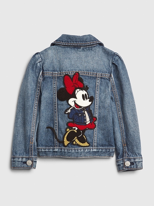 giacca in denim gap × disney baby toddler minnie mouse icon