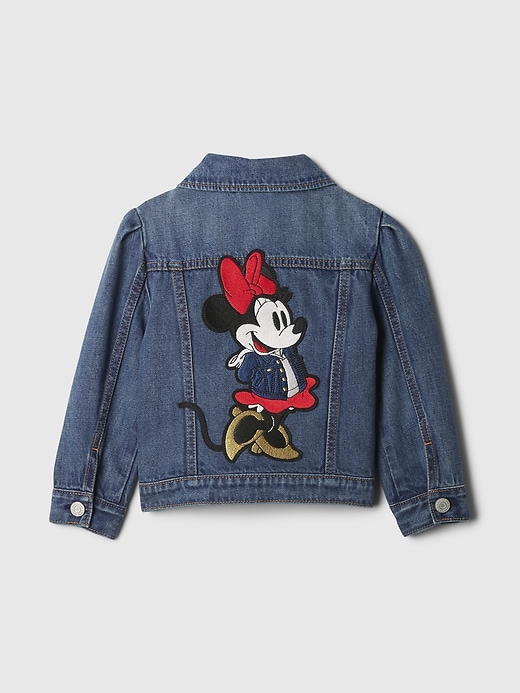 giacca in denim gap × disney baby toddler minnie mouse icon