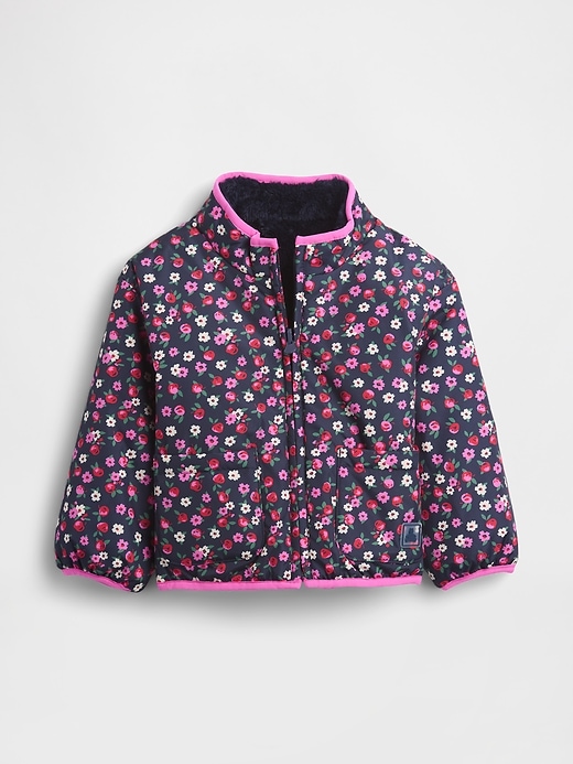 giacca reversibile leggera in sherpa per neonati e bambini piccoli