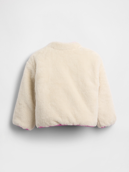 giacca reversibile leggera in sherpa per neonati e bambini piccoli