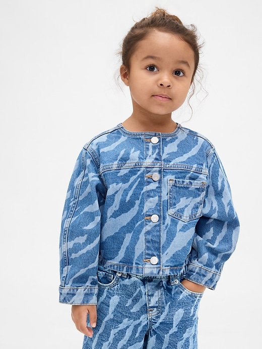 giacca in denim per neonati e bambini piccoli