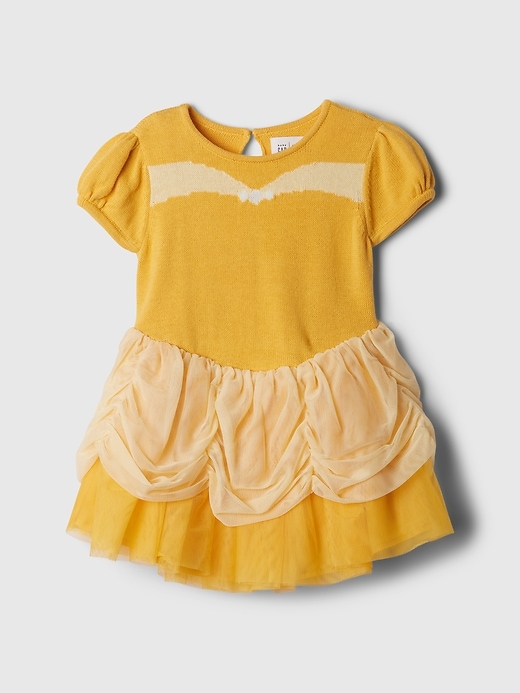 gap × disney baby toddler princess belle tulle dress
