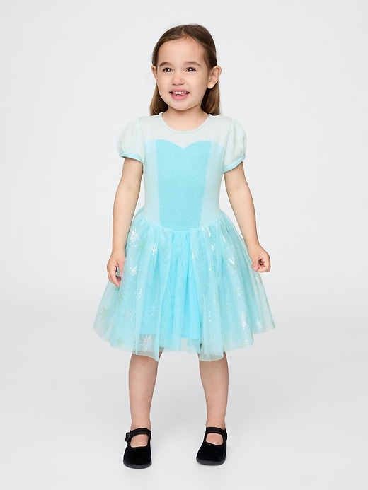 gap × disney baby toddler princess elsa tulle dress