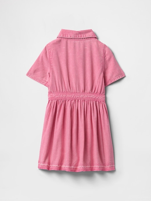 abito camicia in denim per neonati e bambini
