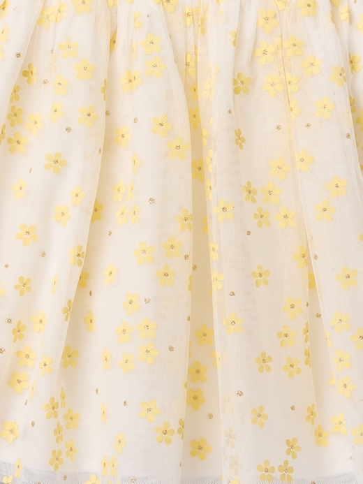 vestito in tulle a fiori 2 in 1 per neonati e bambini piccoli