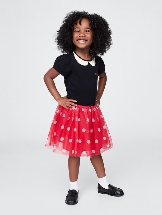 gap × disney baby toddler minnie mouse tulle dress