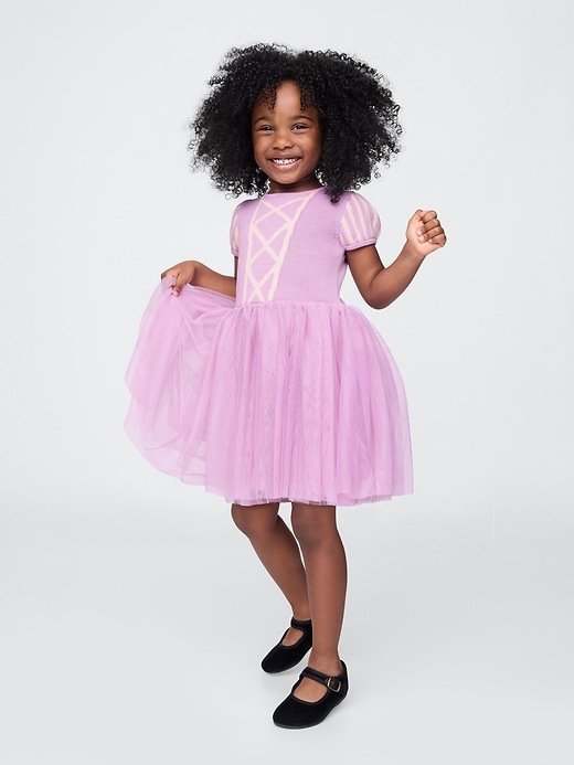 gap × disney baby toddler rapunzel tulle dress