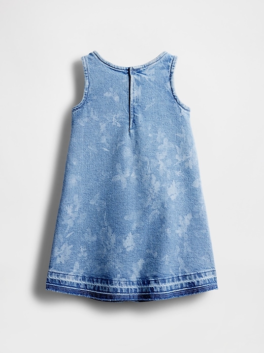 vestito canotta in denim per neonati e bambini
