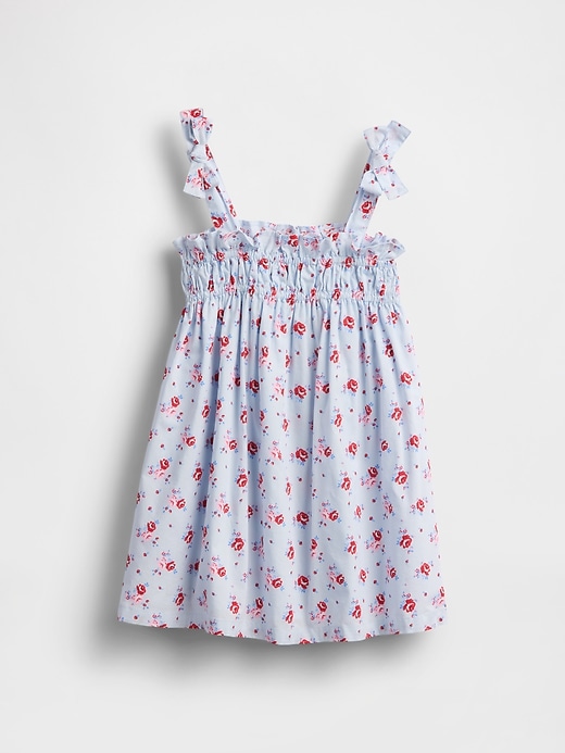 vestito con fiocco e spalline per neonati e bambini