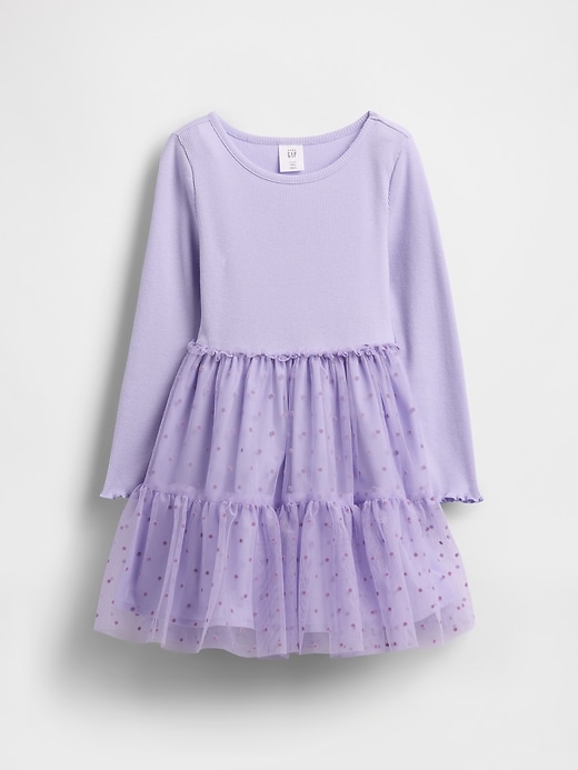 abito in tulle con tecnica mista per neonati e bambini
