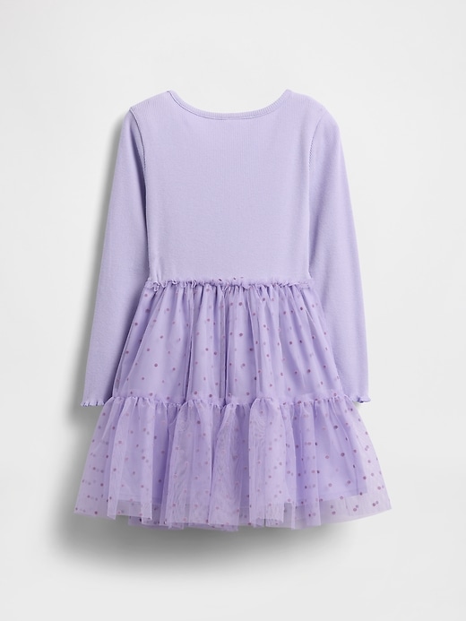 abito in tulle con tecnica mista per neonati e bambini