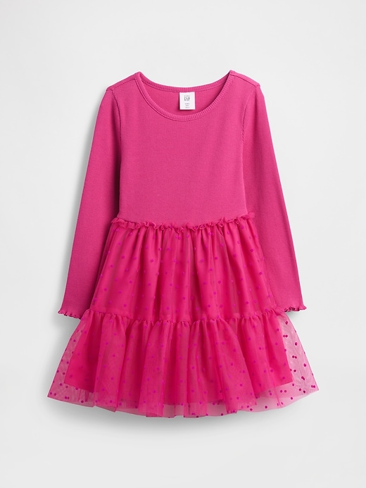 abito in tulle con tecnica mista per neonati e bambini