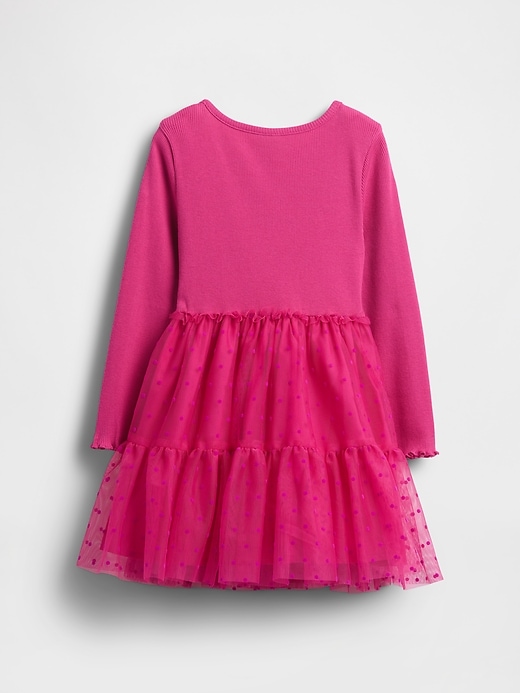 abito in tulle con tecnica mista per neonati e bambini
