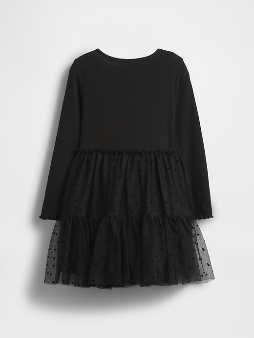 abito in tulle con tecnica mista per neonati e bambini