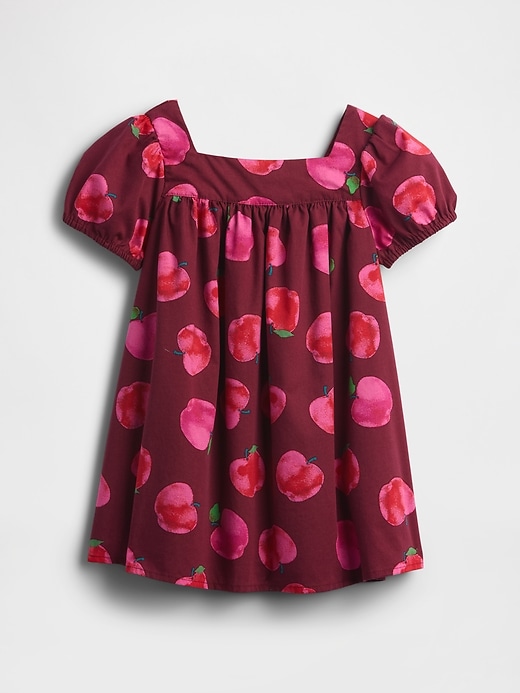 vestito con maniche a sbuffo per neonati e bambini piccoli