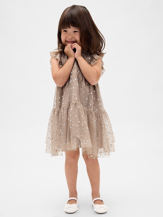 abito in tulle a strati per neonati e bambini piccoli