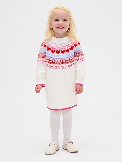 abito in maglia fair isle per neonati e bambini piccoli