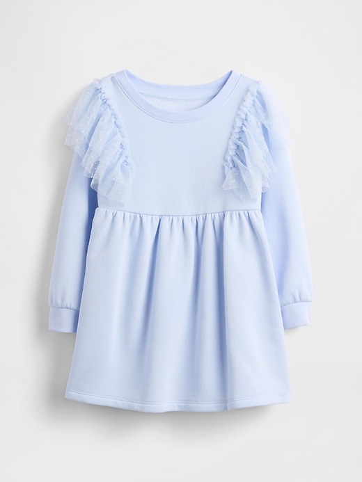 vestito felpato in tulle per neonati e bambini piccoli