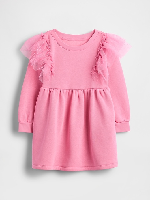 vestito felpato in tulle per neonati e bambini piccoli