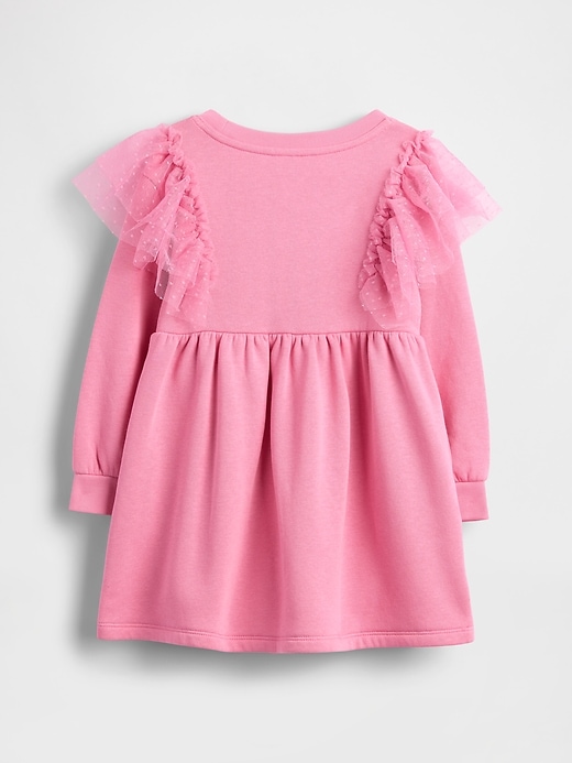 vestito felpato in tulle per neonati e bambini piccoli
