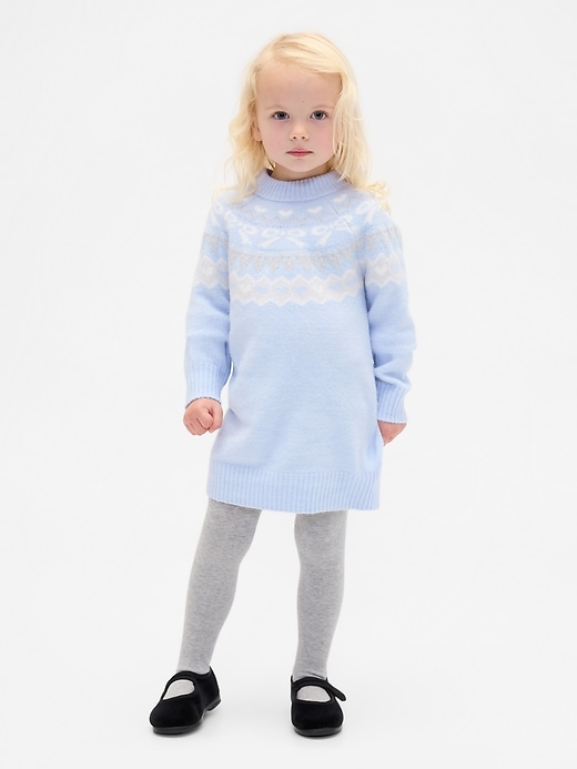abito in maglia fair isle per neonati e bambini piccoli