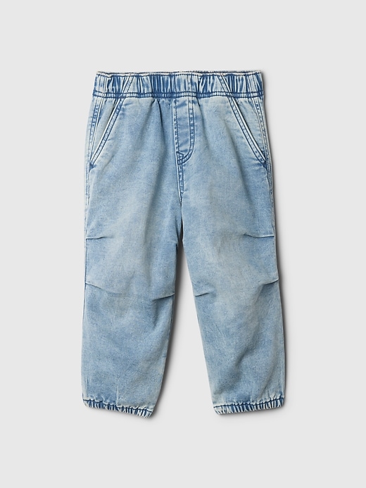 jeans tuta paracadute per neonati e bambini