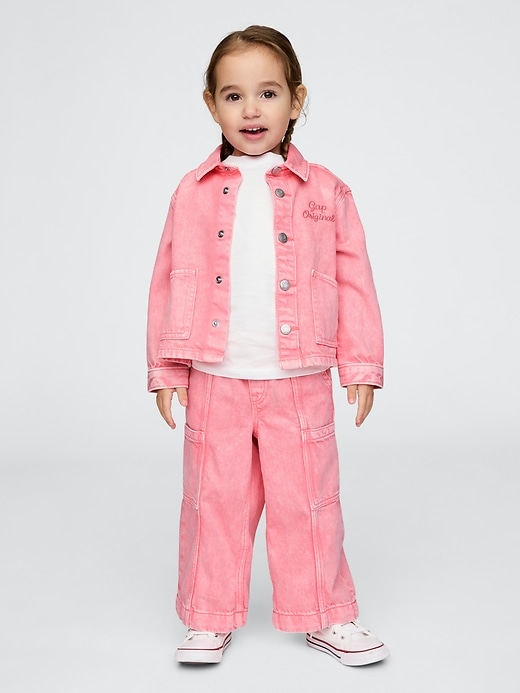 jeans cargo ultra morbidi da indossare per neonati e bambini