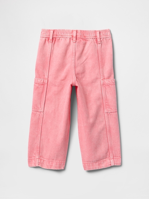 jeans cargo ultra morbidi da indossare per neonati e bambini