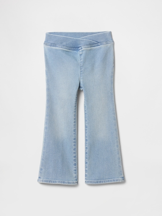 jeggings a zampa di elefante in denim per neonati e bambini