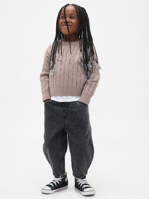jeans a canna da infilare per neonati e bambini