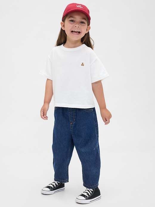 jeans a canna da infilare per neonati e bambini