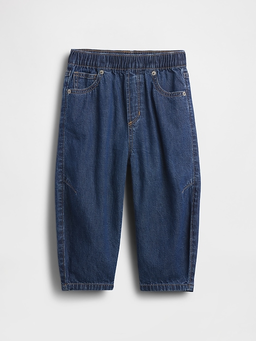 jeans a canna da infilare per neonati e bambini