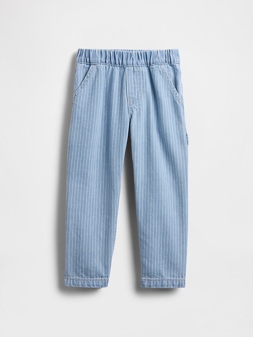 jeans larghi cargo da infilare per neonati e bambini