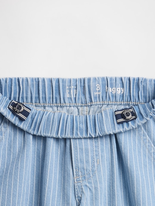 jeans larghi cargo da infilare per neonati e bambini