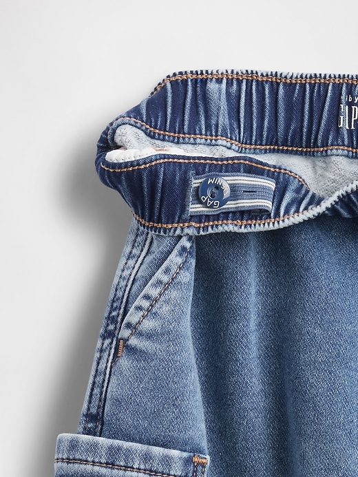 jeans a botte lavorati a maglia per neonati e bambini
