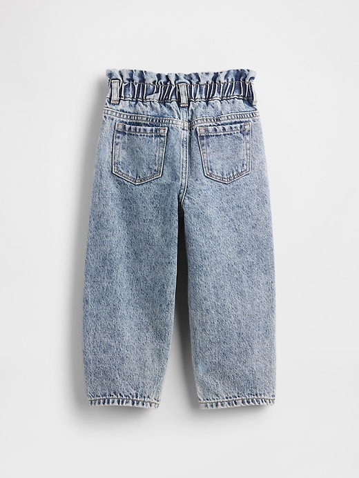 jeans a ferro di cavallo a forma di cuore per neonati e bambini
