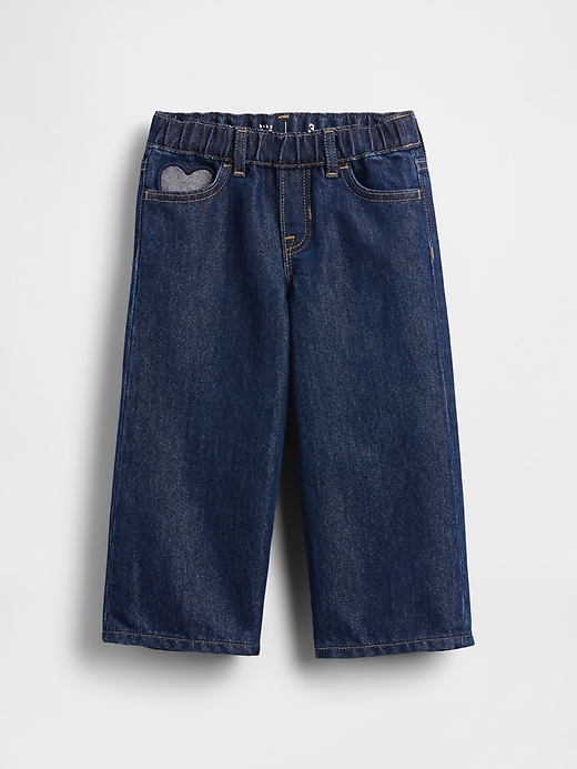 jeans larghi metallizzati per neonati e bambini piccoli