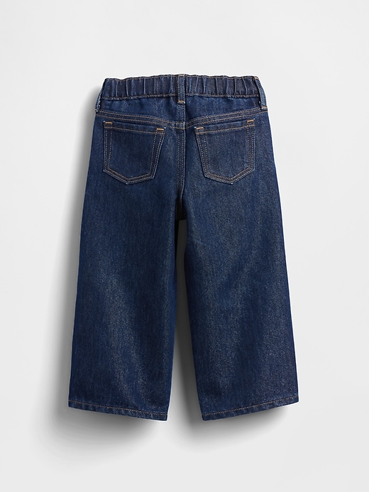 jeans larghi metallizzati per neonati e bambini piccoli
