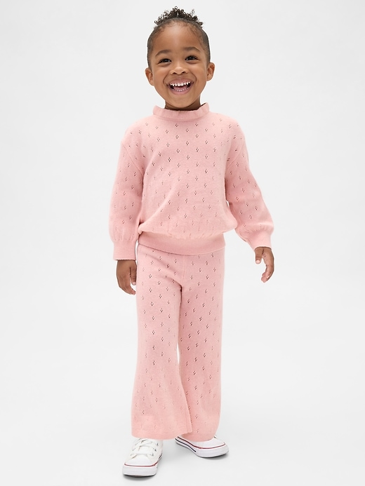 pantaloni a zampa in punta cashsoft per neonati e bambini