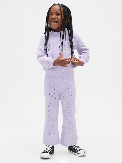 pantaloni a zampa in punta cashsoft per neonati e bambini