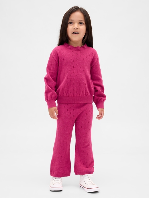 pantaloni a zampa in punta cashsoft per neonati e bambini