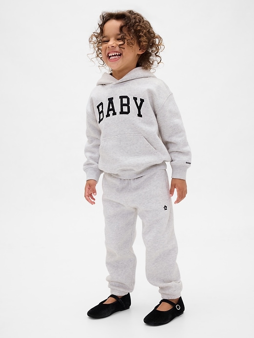 pantaloni da jogging gap × sandy liang per neonati e bambini piccoli vintagesoft logo