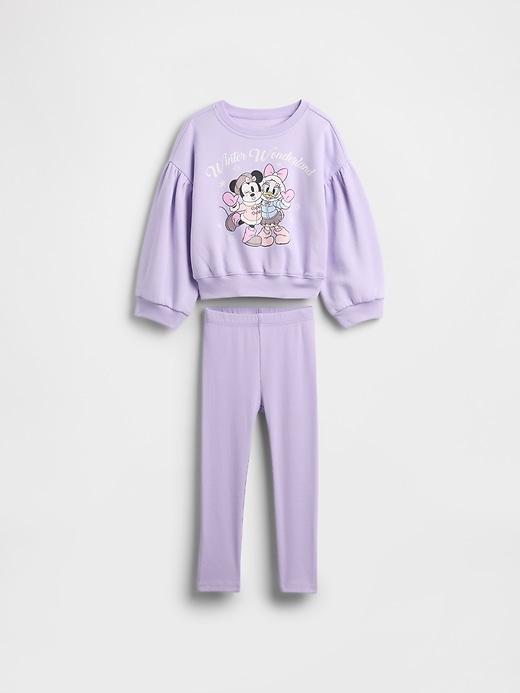 set felpa con stampa a bolle per neonati e bambini gap × disney