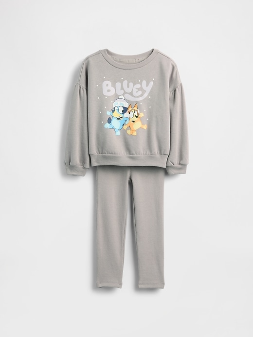 set felpa e leggings a coste bluey vintagesoft per neonati e bambini piccoli