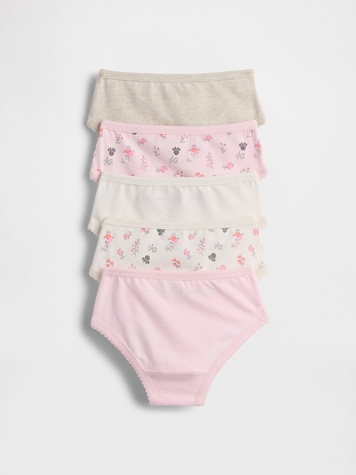 gap × disney mutandine elasticizzate in cotone biologico per bambini confezione da 5